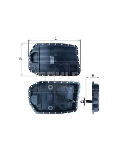 Hx154 Filtro Caja De Cambios Bmw 1 116i / X1 / X3 / X5
