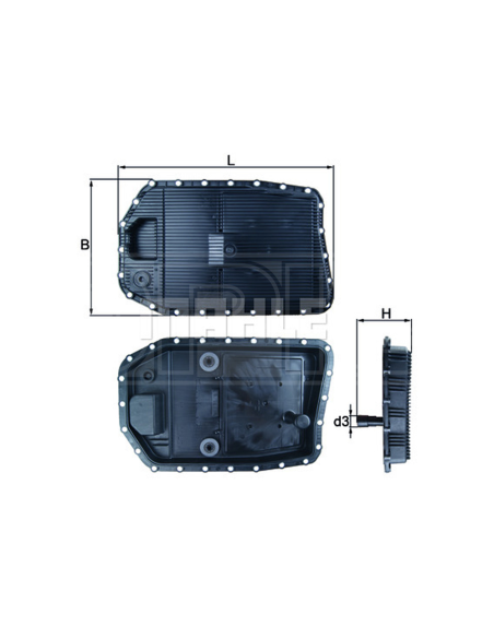 Hx154 Filtro Caja De Cambios Bmw 1 116i / X1 / X3 / X5