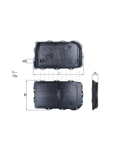 Hx184 Kit Serie 1/2/3 - X1/x3/x4/x5/x6 - Z4 (mann H50004 / Wfc-950)