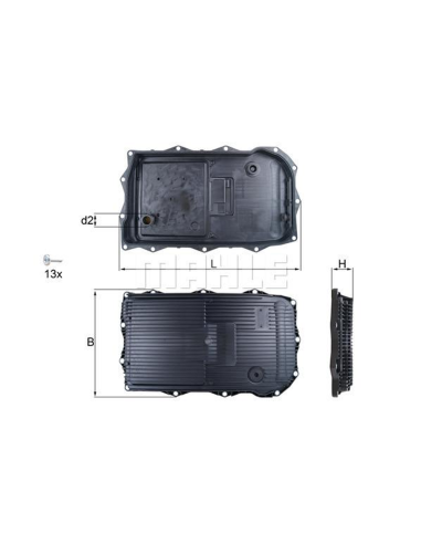 Hx184 Kit Serie 1/2/3 - X1/x3/x4/x5/x6 - Z4 (mann H50004 / Wfc-950)