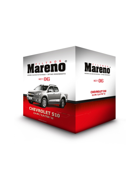 Kit 6 Chevrolet S10 2.4 / 2.8 Ctdi 2012