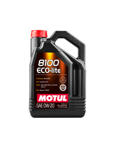 Motul 8100 Eco-lite 0w20 X5lts