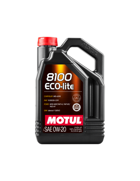 Motul 8100 Eco-lite 0w20 X4lts