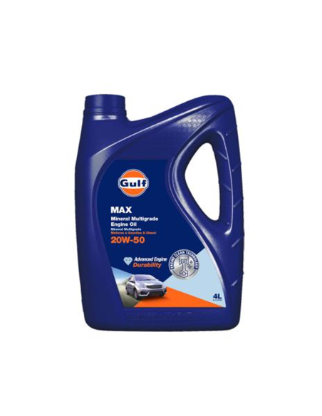 Gulf Max 20w50 X 4 Lt