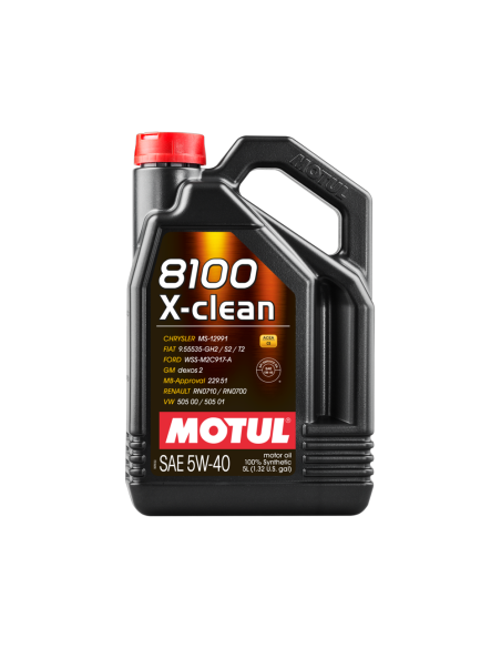 Motul 8100 X-clean Vw 505.01 5w40 X5lt