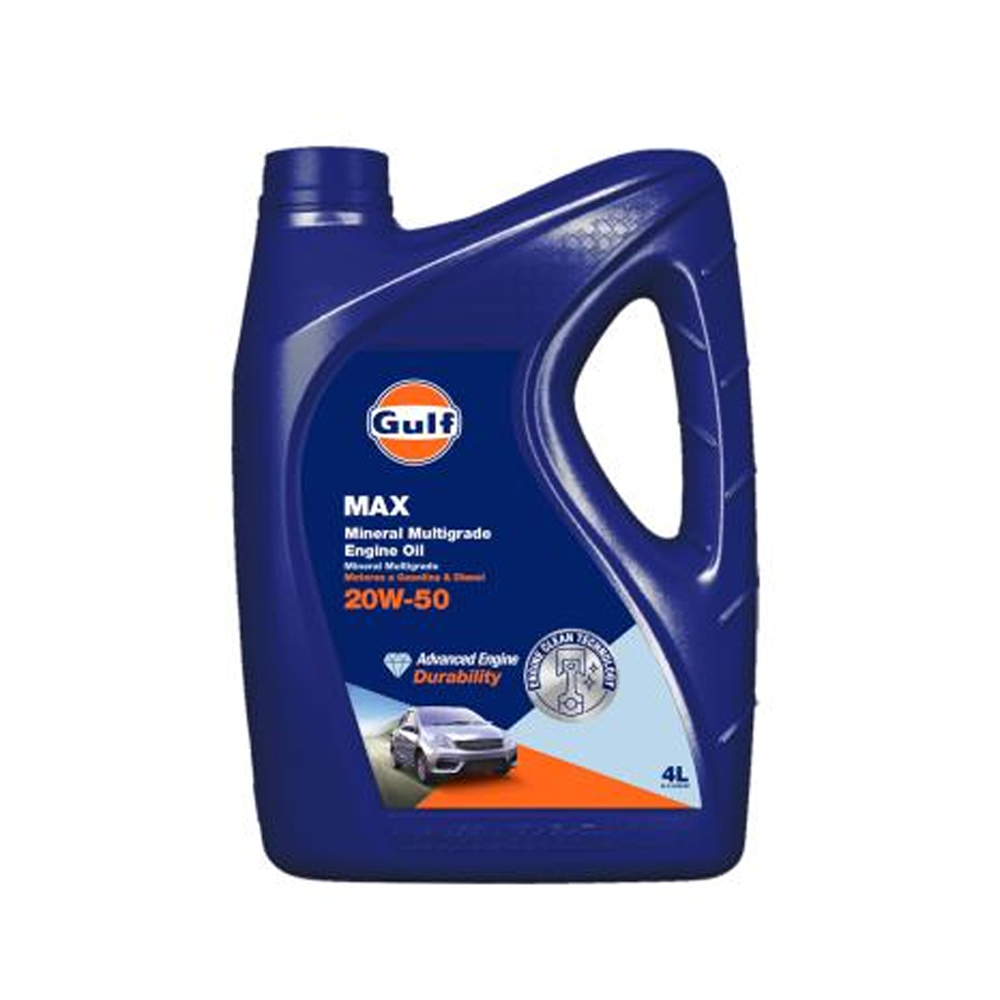GULF MAX 20W50 X 4 LT GULF MAX 20W50 X 4 LT - Image 1