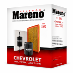KIT 16 CHEVROLET SONIC / SPIN / ONIX / PRISMA