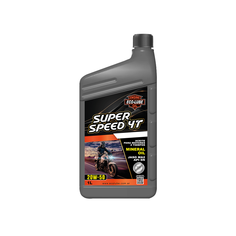 SUPER SPEED 4T 20W50 SL/JASO MA X 1 LT SUPER SPEED 4T 20W50 SL/JASO MA X 1 LT - Image 1