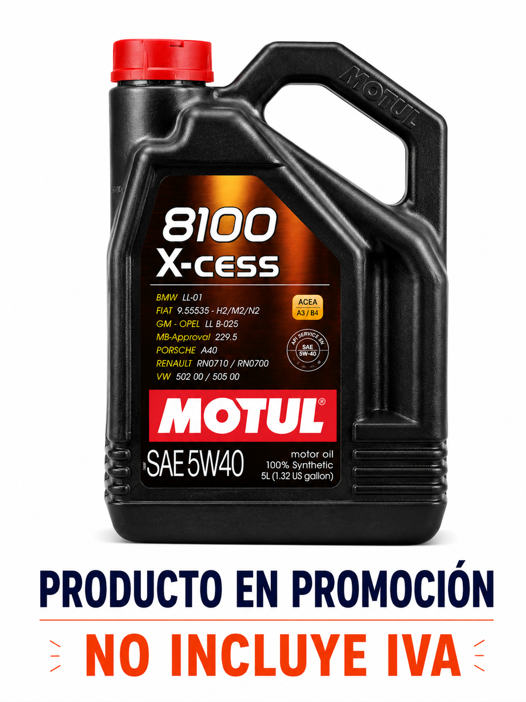 PROMO MOTUL 8100 X-CESS GEN 2 5W40 X5LT PROMO MOTUL 8100 X-CESS GEN 2 5W40 X5LT - Image 1