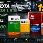PROMO N84 KIT TOYOTA ETIOS 1.5 +WOLVER SUPER LIGHT 10W40