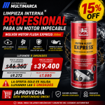 PROMO N86 WOLVER MOTOR FLUSH EXPRESS X 0.350 L (5UN)
