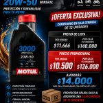PROMO N94 CAJA MOTUL 3000 X12UN