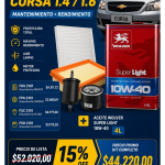PROMO N99 KIT FILTROS CORSA 1.4/1.6 + WOLVER SUPER LIGHT 10W40 (FILTECO)