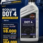 PROMO N117 FRENOS DOT 4 X500 ECOLUBE (8 UNIDADES)