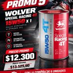 PROMO N121 WOLVER SPECIAL RACING 15W50 (6UNIDADES)