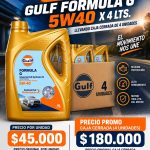 PROMO N123 GULF FORMULA G X4LTS (4UNIDADES)
